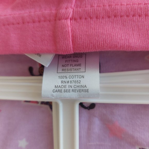 3/$30 Disney Girls Doc McStuffins Short Sleeve Cotton 4 Piece Pajama Set - Picture 8 of 9